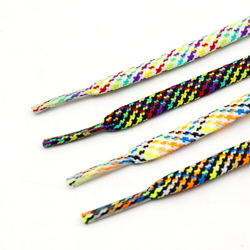 Weiou Shoelaces Factory Flat 2023 Cheap Price Polyester Shoelaces Products Length 100 CM For Sneaker