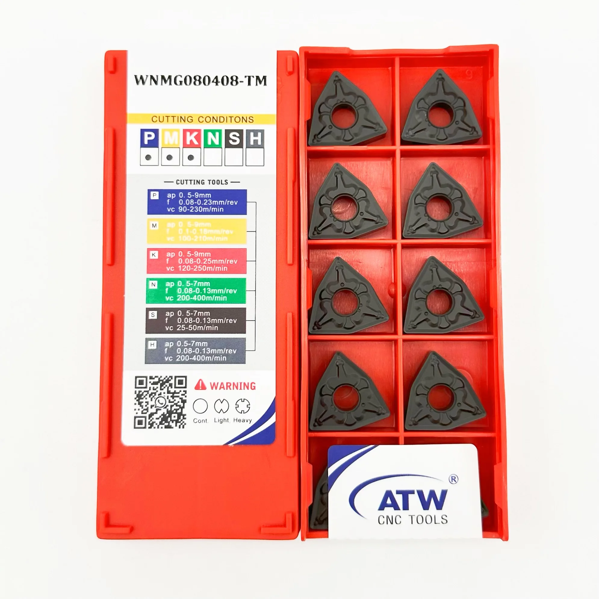 ATW WNMG080408 /04/ 12 -TM CNC токарная твердосплавная вставка