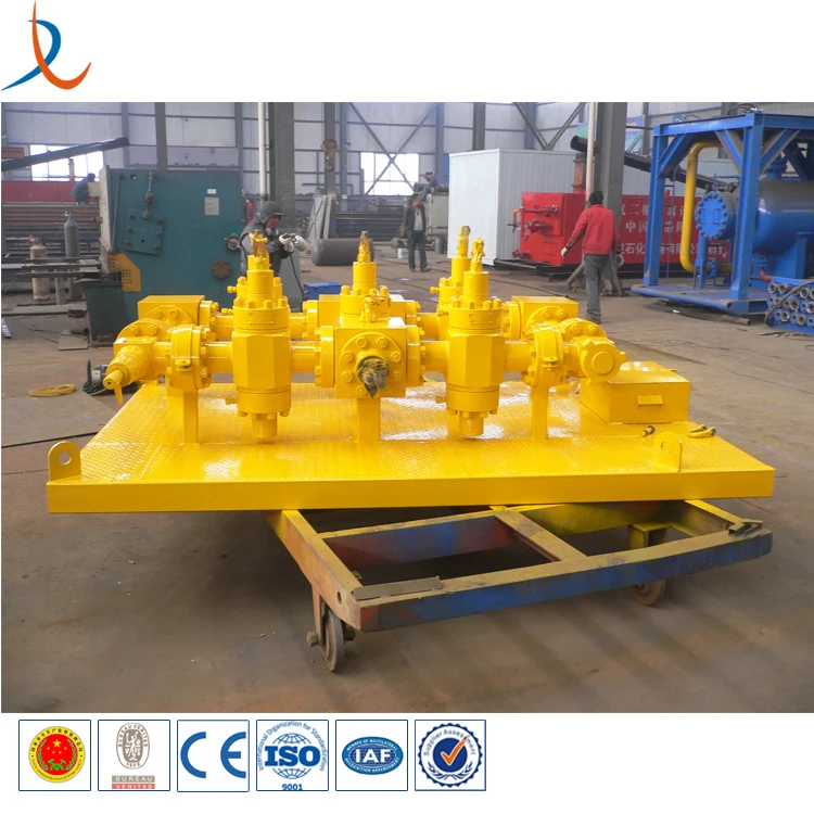 Wellhead manufacturers API 16C kill manifold / skid mounted choke manifold / choke manifold parts