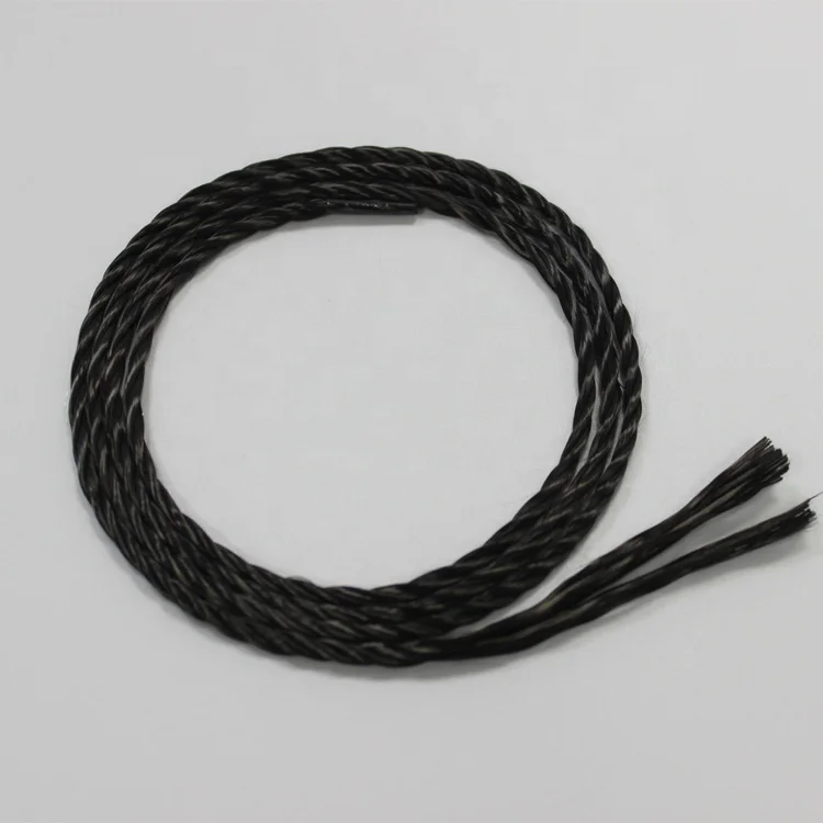 Black High Strength Carbon Fiber Rope