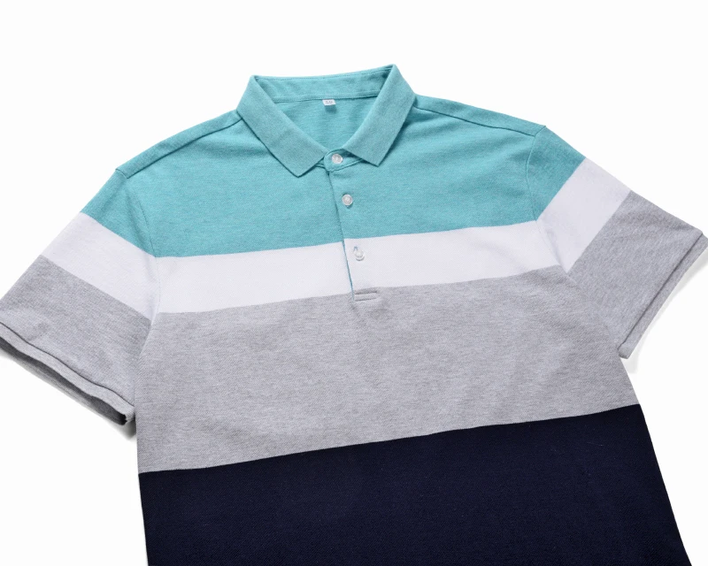 Хорошо спроектированная Мужская футболка, 100% хлопок, Мужская футболка-поло, деловая мужская одежда