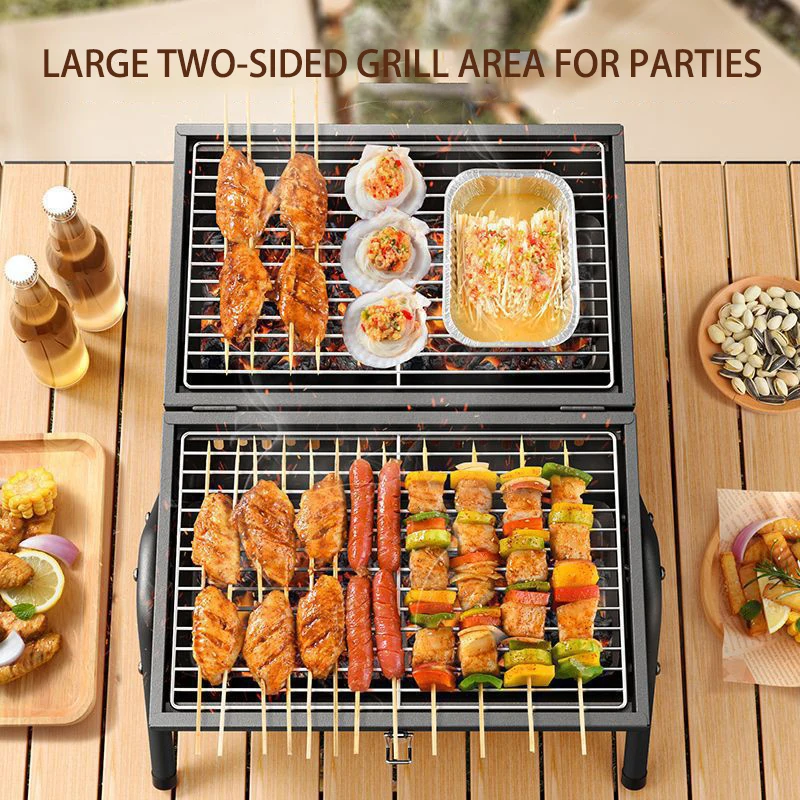 High Quality Home&Outdoor Camping Picnic Portable Charcoal BBQ Grill For 5 Persons