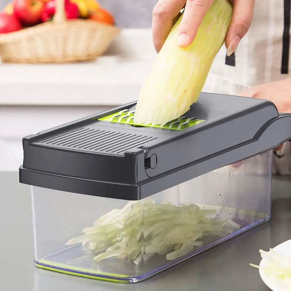 12 в 1 мандолины Slicer измельчитель Терка мультифункциональная овощерезка растительного slicer