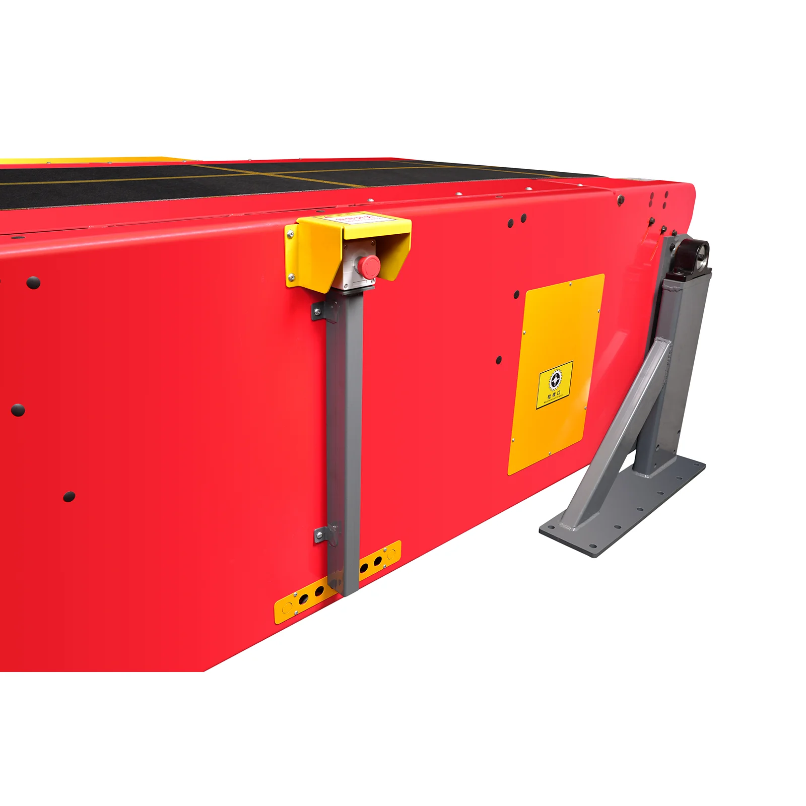 Adjustable Height Flexible Movable Custom Rubber Mobile Belt Conveyor for container loading and unloading