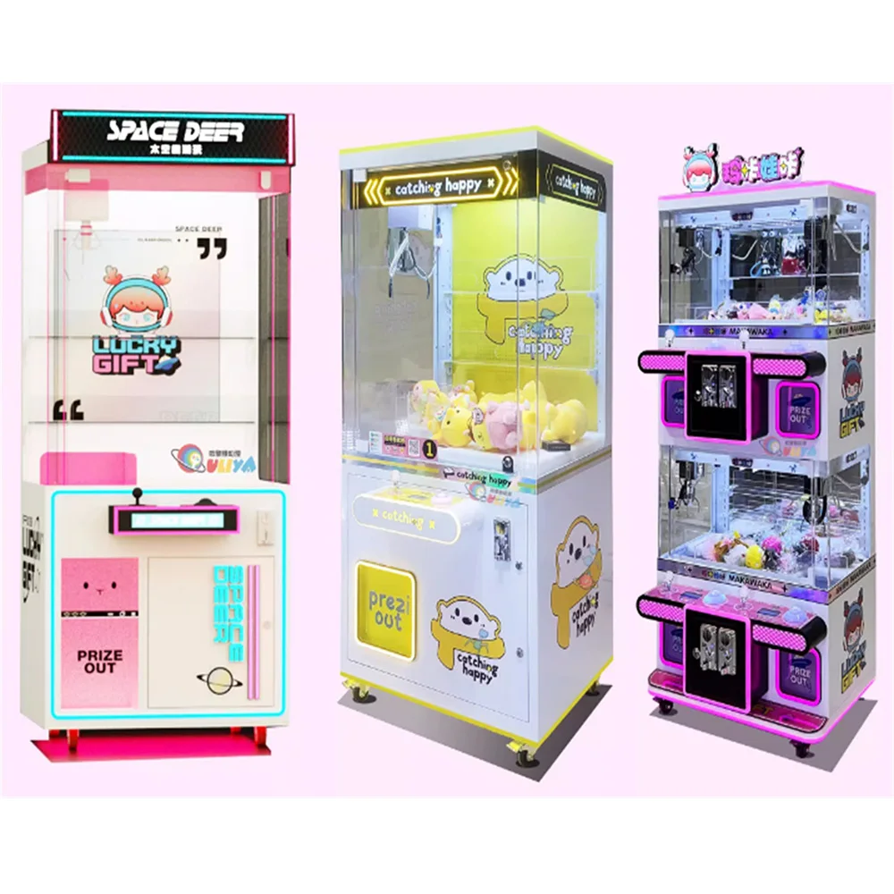Customized Cheap Amusement Park Plush Crane Toy Vending Machine Coin Operated Arcade Claw for