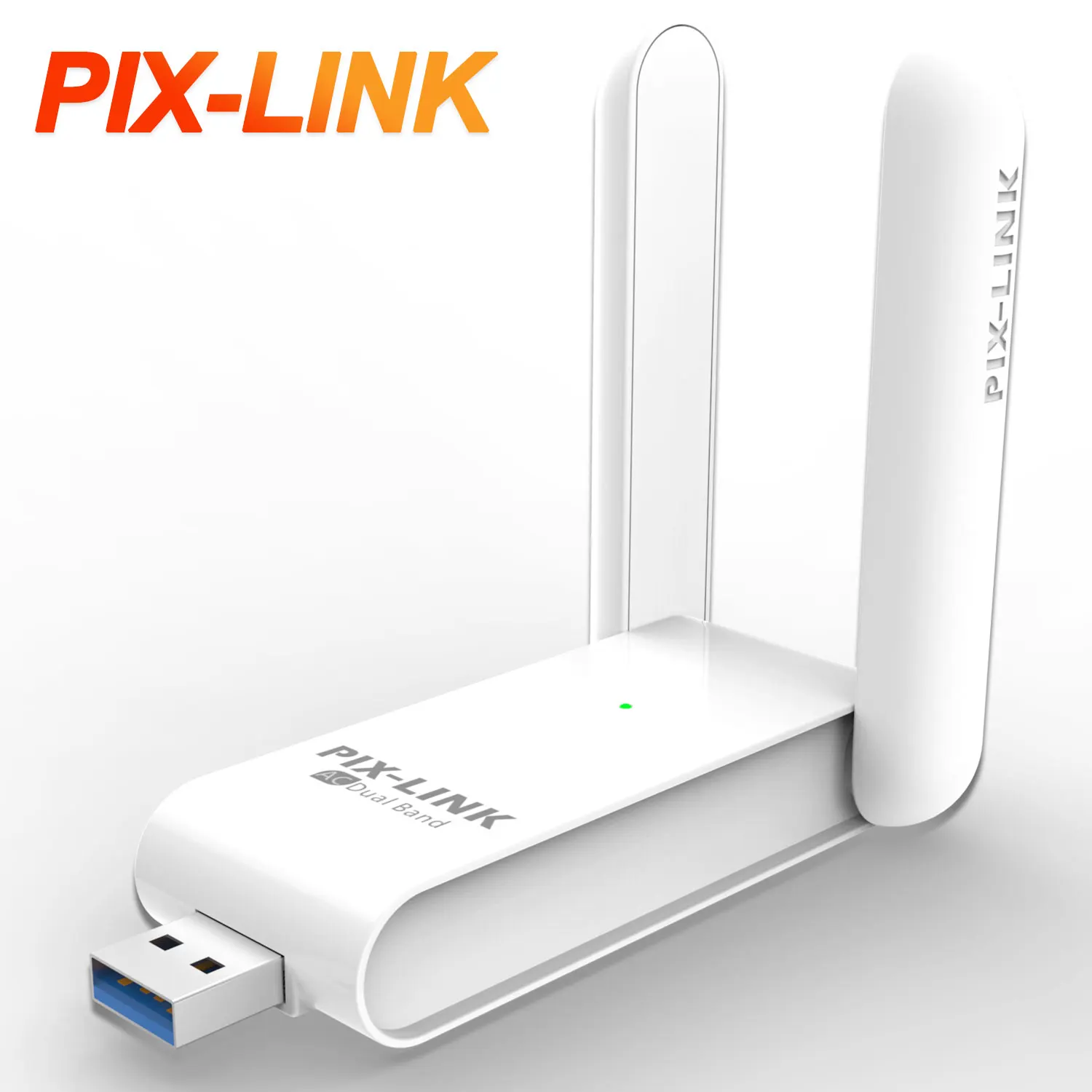 PIXLINK высокоскоростной портативный мини-сетевой беспроводной приемник ПК USB Wifi адаптер 5 ГГц 600 м