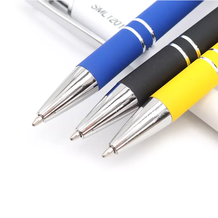 Custom logo Multifunctional Ballpoint Pen Luxury Metal Promotional Ball Pen Colorful Metallic Ball Pen