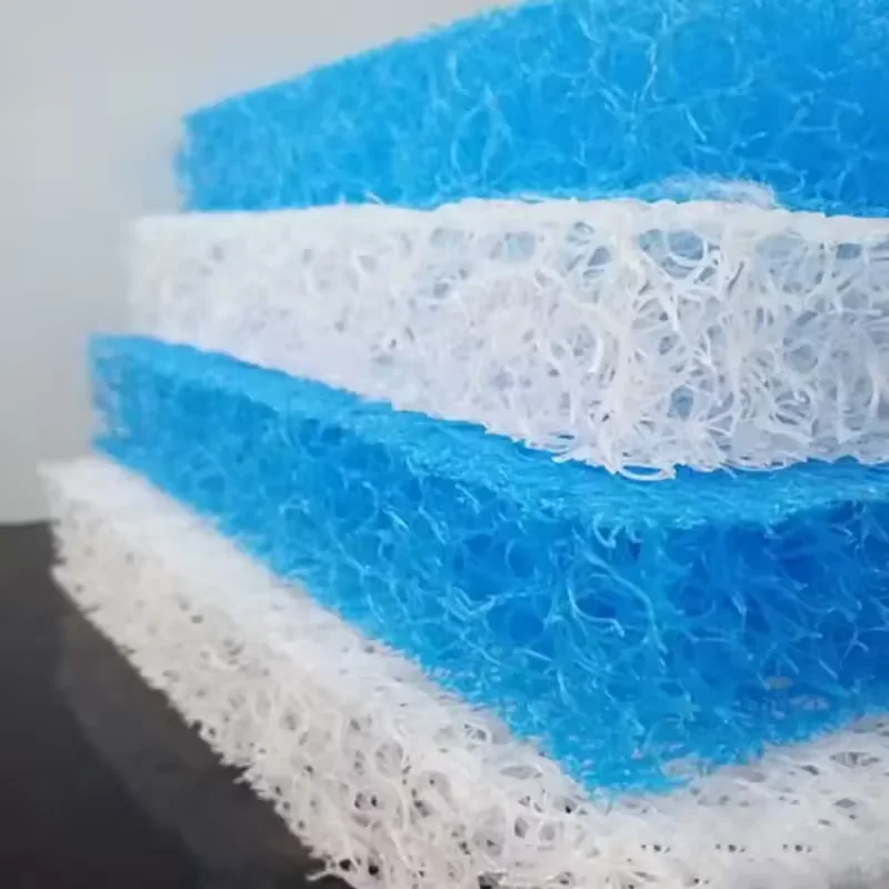 Corrosion Resistant High-Strength Blue White Cotton Filter Foam Filter Cloth Air Filter Paper For Air Purifier