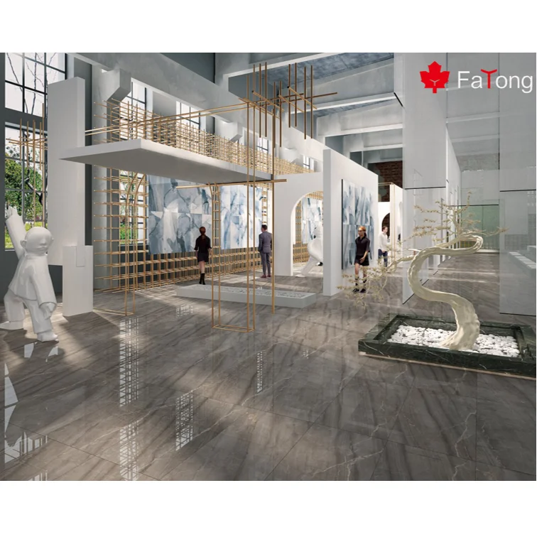 Foshan FaTong Floor Marble Porcelain tile Brown tile full body Wall tile Indoor bathroom 600*1200mm