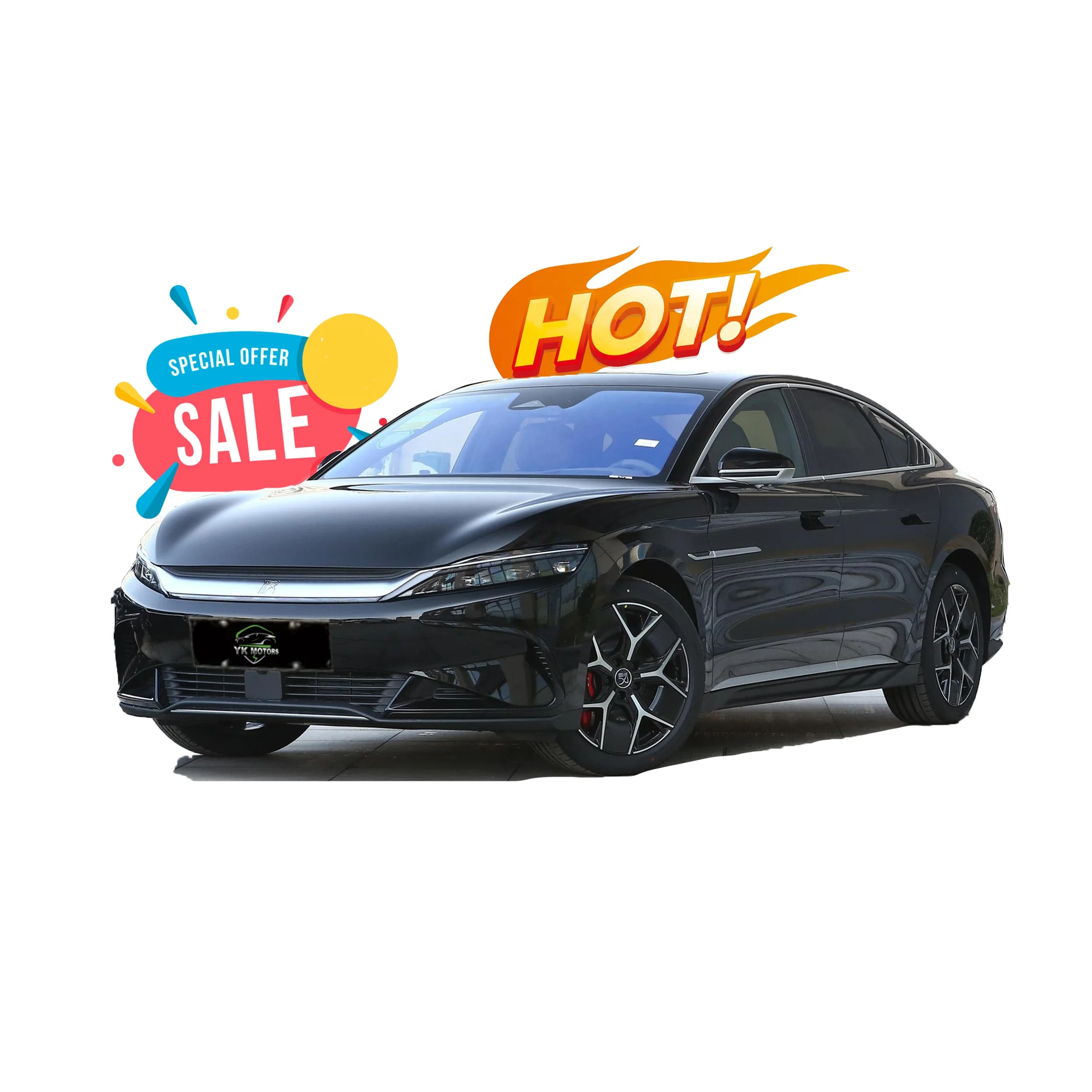 YK MOTORS Byd Electric Car Byd Han Ev 2023 Used New Energy Vehicles Right Hand Drive Byd Han Pure Vehicle