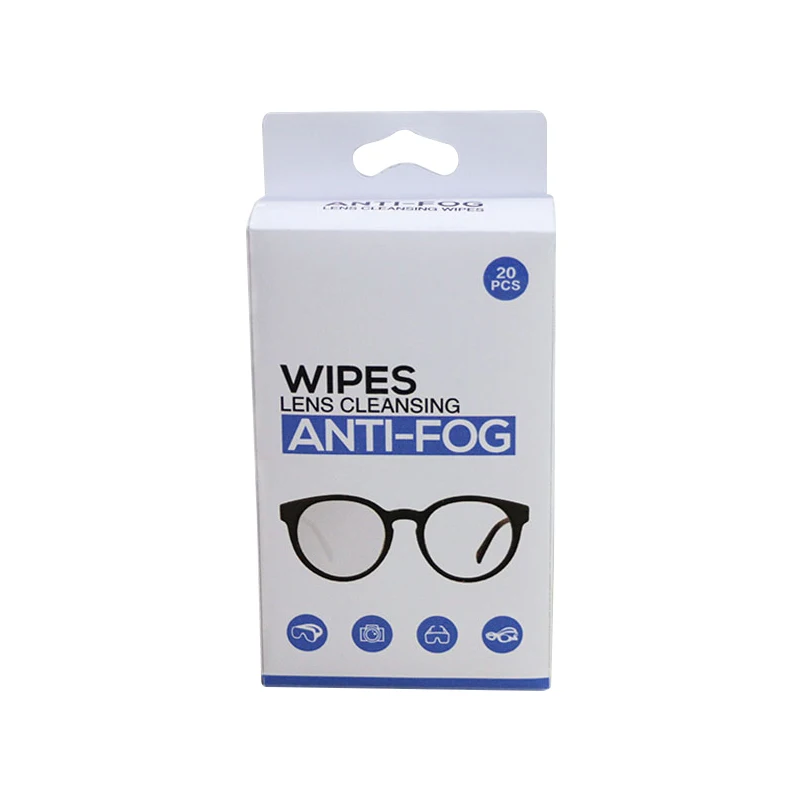 Individually Packaged High Quality Cleaning Wipes Wet Anti Fog for Safety Eyewear Eyeglasses