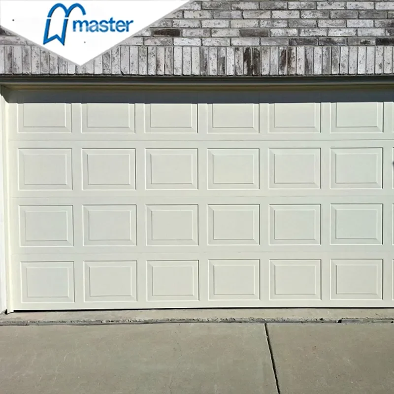 2023 wholesale standard modern style remote control automatic overhead sectional garage door with high quality