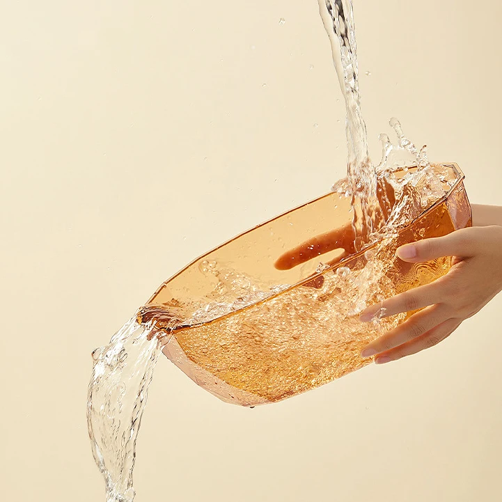 Wholesale Plastic Bowl Transparent Clear Plastic Mixing Salad Bowls Large Capacity Ice Cream Bowl Plastic