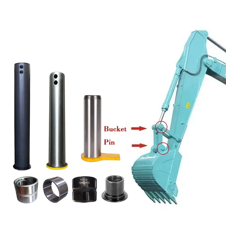 Excavator Spare Parts Original bucket pin and bushing for hyundai hitachi volvo band