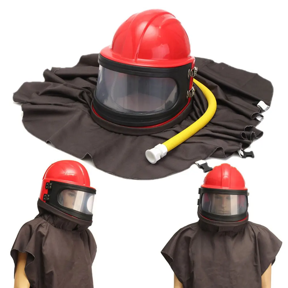 
ABS sandblast helmet with temperature regulator precision filter 