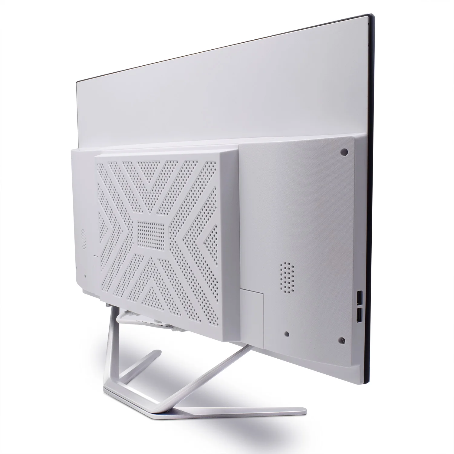 23.8 Inch Core I7 9700F Computer M.2 SSD Discrete Graphics Gaming Desktop All In One Game PC