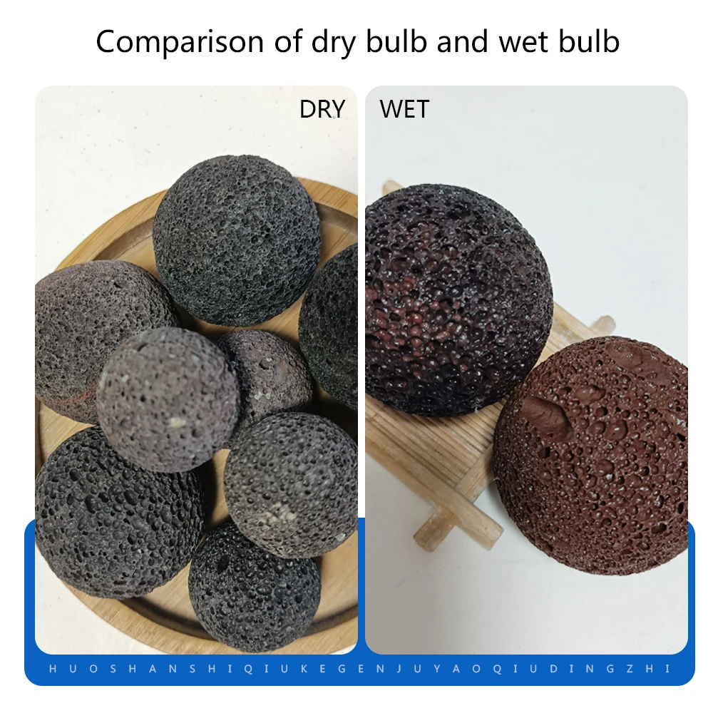 Manufacturer wholesale for sale 2cm 3cm 4cm natural lava stone ball volcanic rock sto gardening