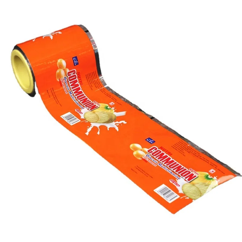 Customized Printed aluminum foil metalized PET BOPP MOPP plastic laminated film roll Custom printing food safe for coffee pack