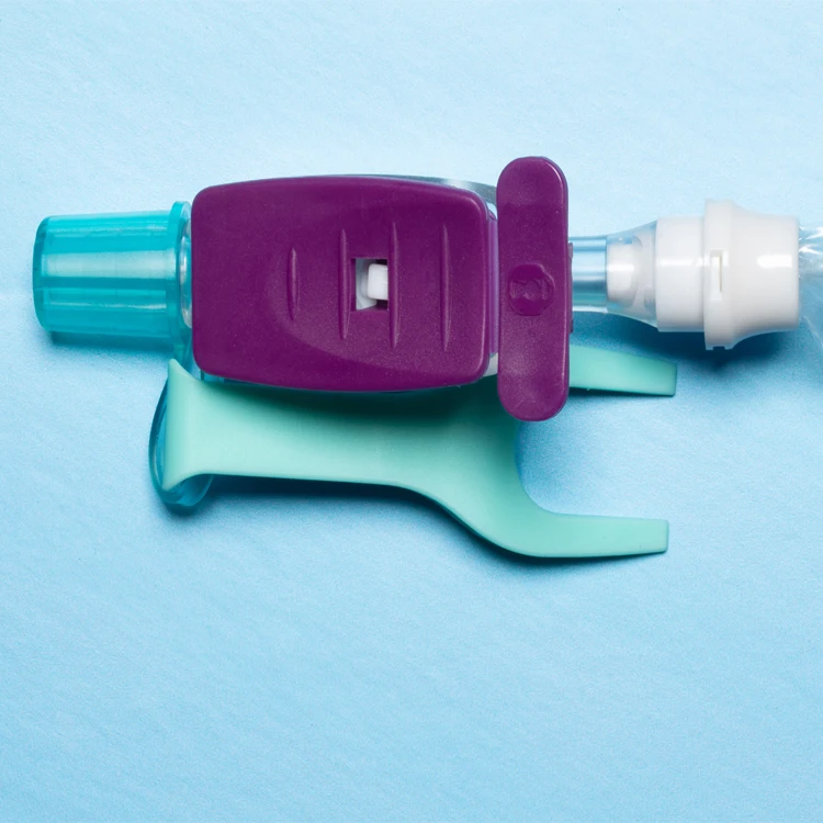 Закрытая всасывающая система Fr4 ISO CE, медицинский закрытый всасывающий катетер для интубации