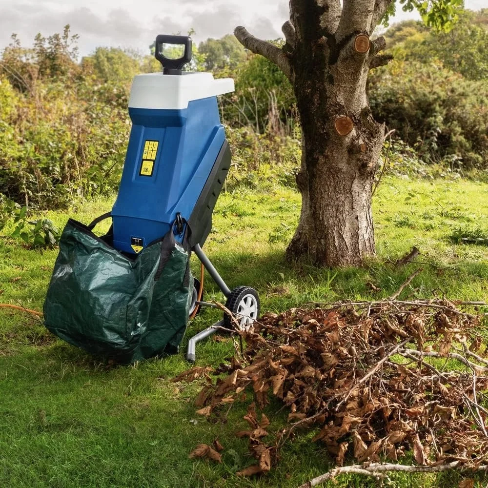 2500W Corded Electric Garden Wood Chipper Shredder Machines Shredders