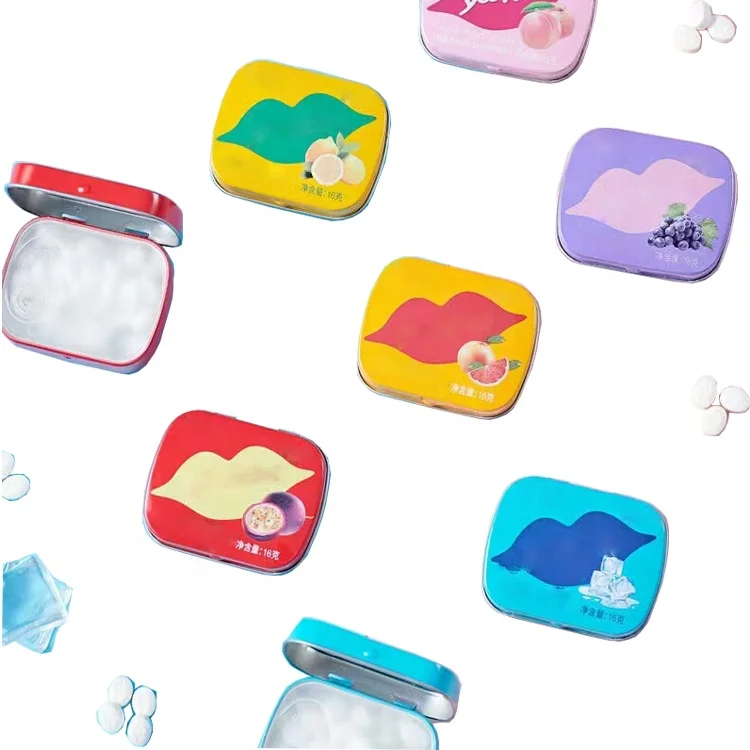 Металлическая жестяная тарелка с принтом на заказ, пустая коробка для хранения еды, конфет, мяты, жестяная коробка с пластиковой вставкой