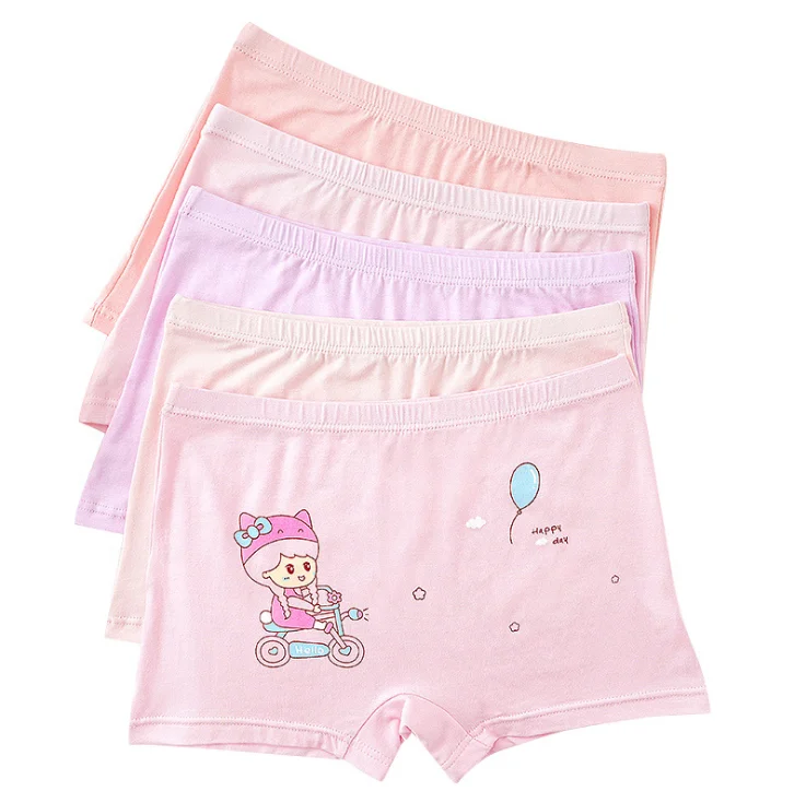 
Fancy Girls Photos Underwear Customized Soft Young Girls Underwear 3-11 Years 100% Cotton Girls Underwear 
