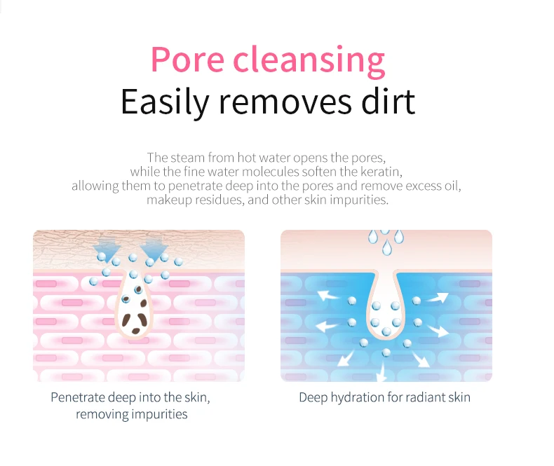 Electrical Household Hot Spray Facial Steamer Aromatherapy 100ml Herbal Deep Moisturizing vapor