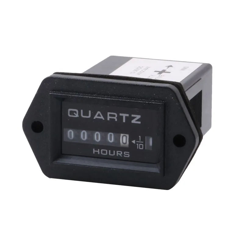 SYS panel-mount Electronic quartz hour meter pulse count input counter 50/60HZ DC10~80V cropper meter