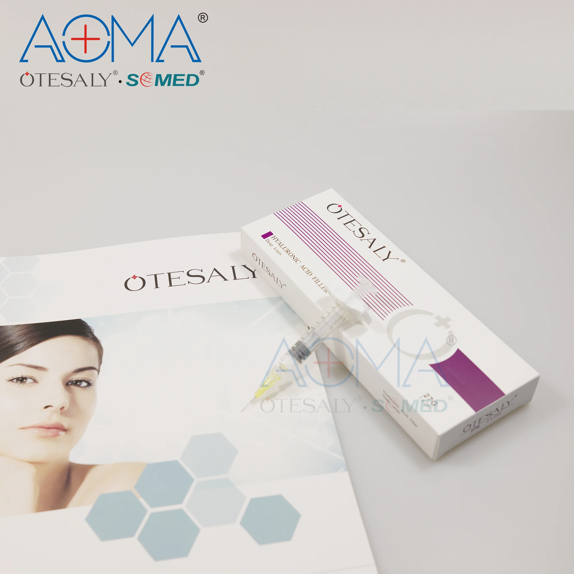 
Distributor Price OTESALY Original 2 Free Needles BDDE Double Cross-linked 2ml Hyaluronic Aicd Dermal Filler 