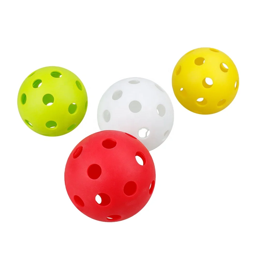 Wholesale USAPA approved indoor 26 Holes pickleball ball for pickle paddle games