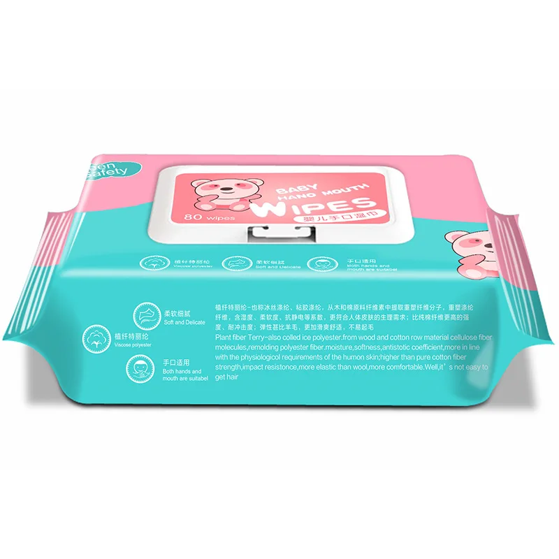 OEM China Manufacturer Baby Wipe Cotton Wet Wipes New Water Dispenser Biodegradable Baby Pamper Wipes