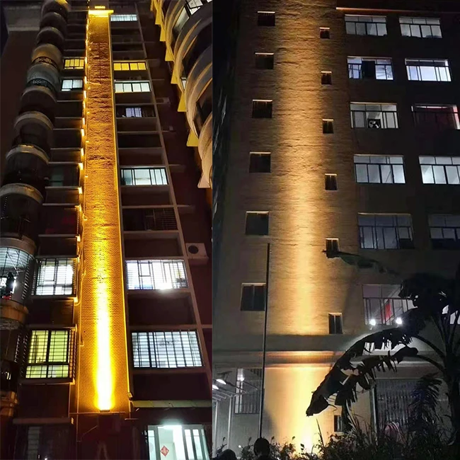 Новый водонепроницаемый Светодиодный прожектор 27/36/54 Вт светодиодный фасадный с узким лучом и фокусом для строительства