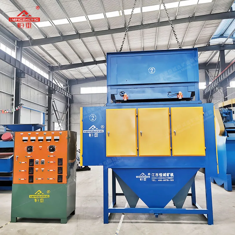 Electric Separator 4 Rollers Electrostatic Classifier For Indonesia Tin Mine