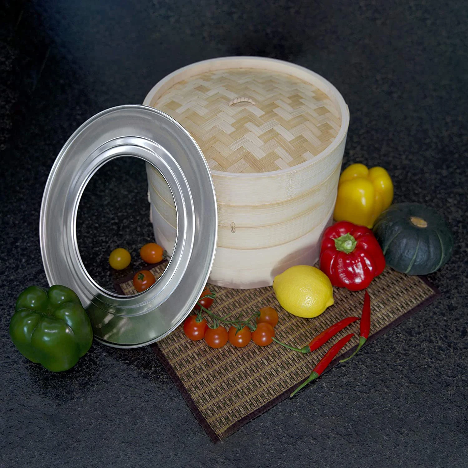 Горячая Распродажа Amazon, кольцевой адаптер для отпаривателя из нержавеющей стали или алюминия, подходит для отпаривателей 8-11 дюймов