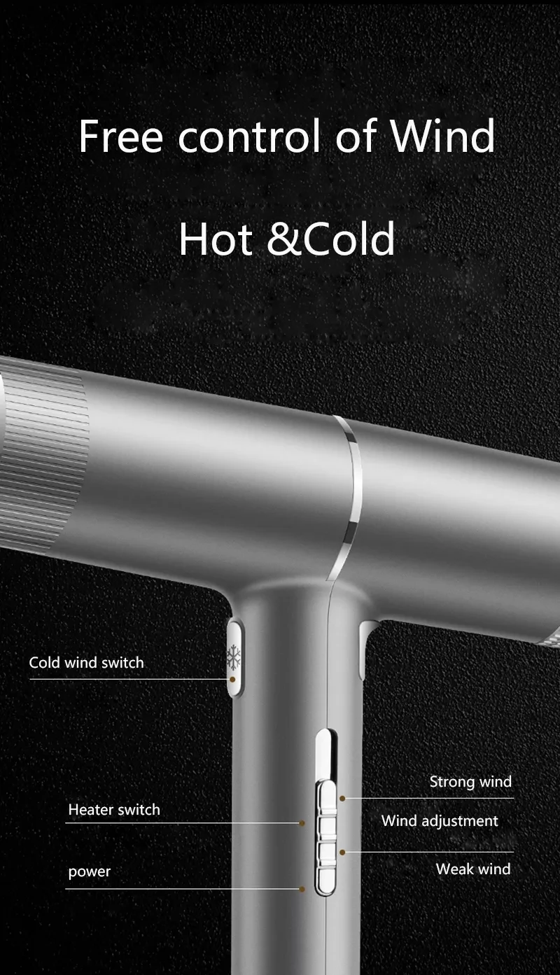 2022 Mini Portable Cordless Rechargeable Lightweight Home Hair Dryer For Sale