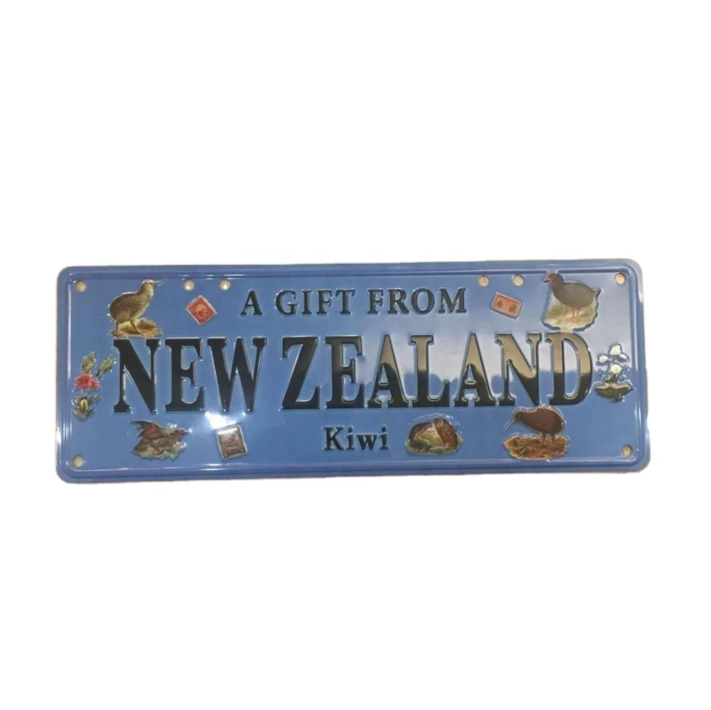 USA promotion souvenir wall decor custom embossed printing car license plate