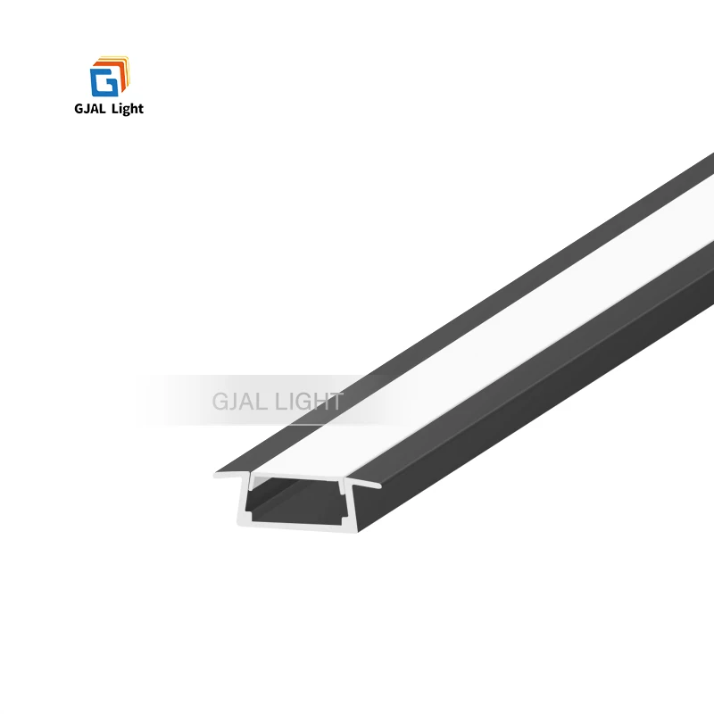 16*07 mm material aluminum profile for LED cheap price customization embedded strip channel lights