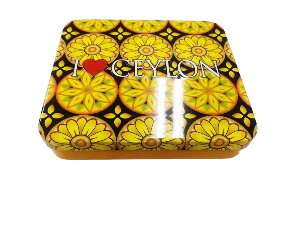 Recycled Material High Quality Container Empty Jars Cosmetic Small Metal Tin Box