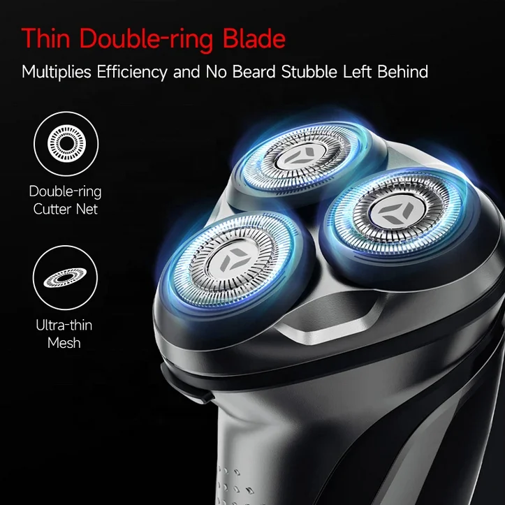 ENCHEN Blackstone Plus Electric Shaver IPX7 Waterproof Dry Wet Dual Use Beard Trimmer Rechargeable Mini Electric Shaver