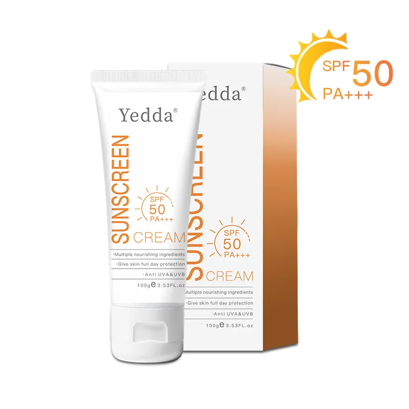 OEM/ODM Skin Care Product Manufacturer SPF 50 OrganicMineral Face Sunscreen Cream