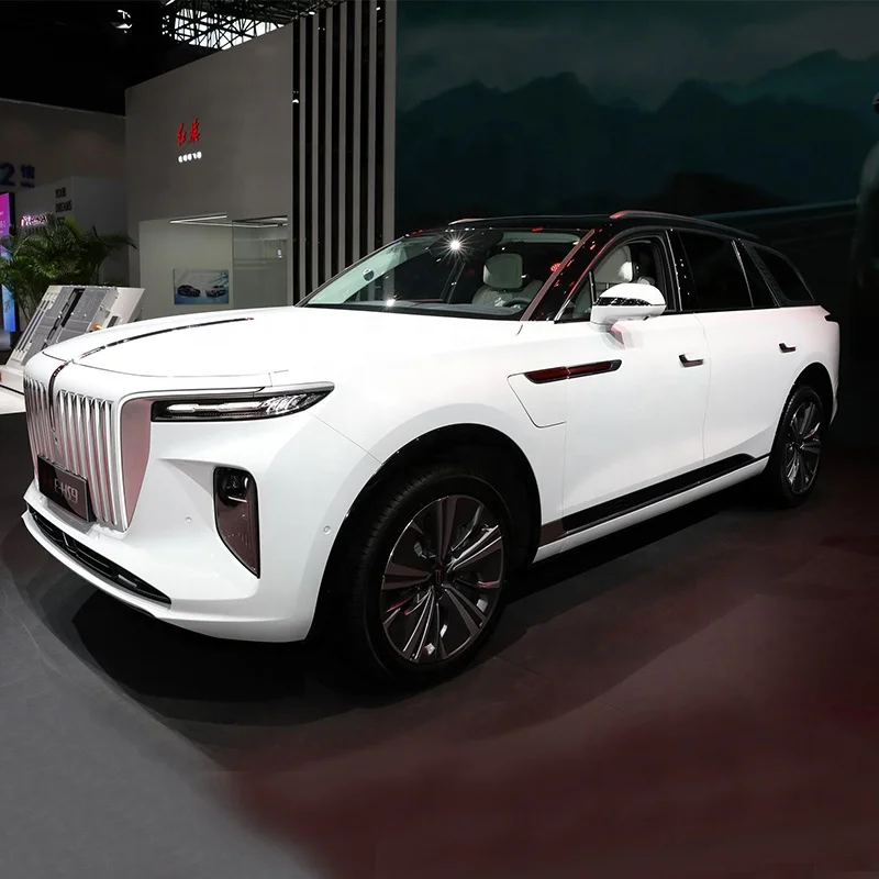 New Energy Vehicles Electric Car EV Car Hongqi E-hs9 2022 660km 6 seats with Double Color and English Version