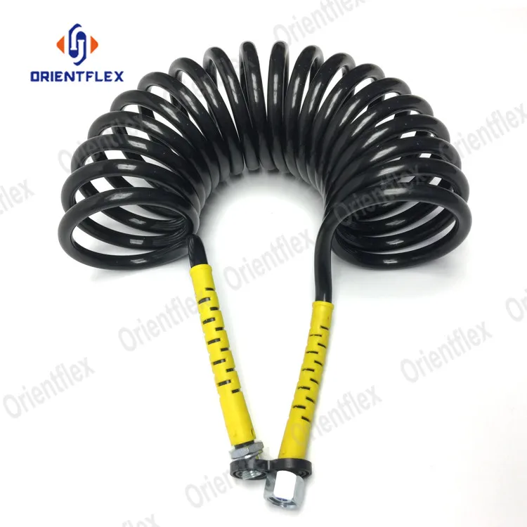 PU Retractable Enclosed Air Compressor Hose 3/8 Inch For Mini Air Compressor Set