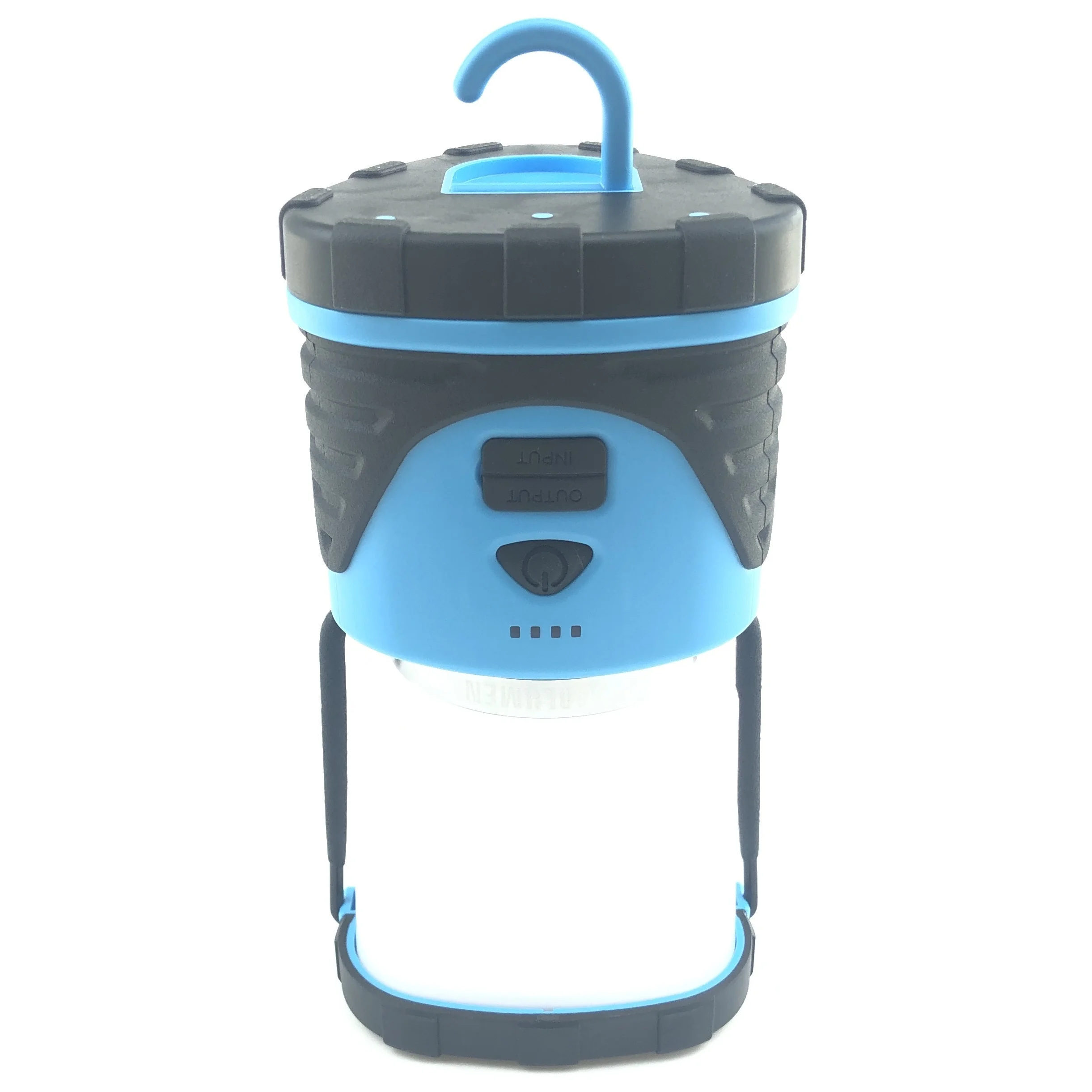 Rechargeable LED Camping Lantern with Durable Hook High Quality Triangle Camp Light with High Low  Amber Modes