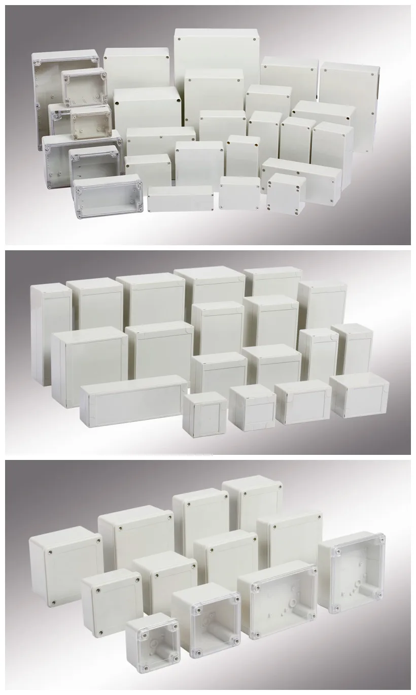 83*58*33 mm Waterproof Electric Industry Junction Box with Ear IP65 Rated ABS Plastic Enclosures for Electronics & Instruments