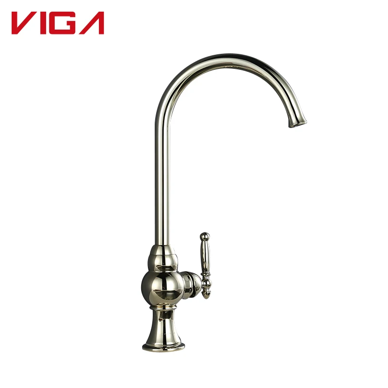 Good Quality European Style Water Mixer Kitchen Taps Faucet Kitchen Gold Brass Faucet