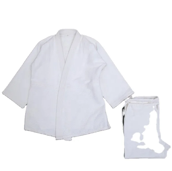 Martial Arts White Karate Uniform Medium Weight Gi Kids & Adult