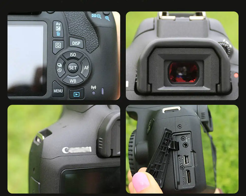 Оптовая продажа оригинальная бывшая в употреблении камера для canon 3000D 1500D 1300D 1200D 11OOD 1000D однокорпусная Hd цифровая