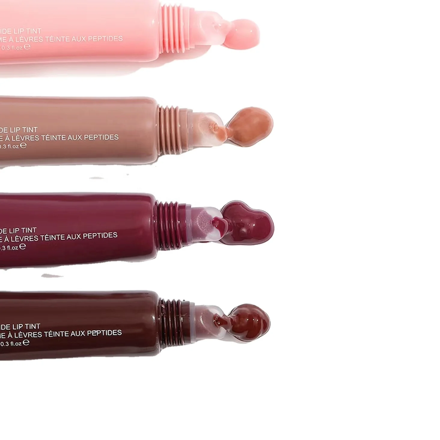 OEM lip gloss 5 colors high quality custom logo liquid lip gloss plumping lip gloss moisturizing liquid clear color