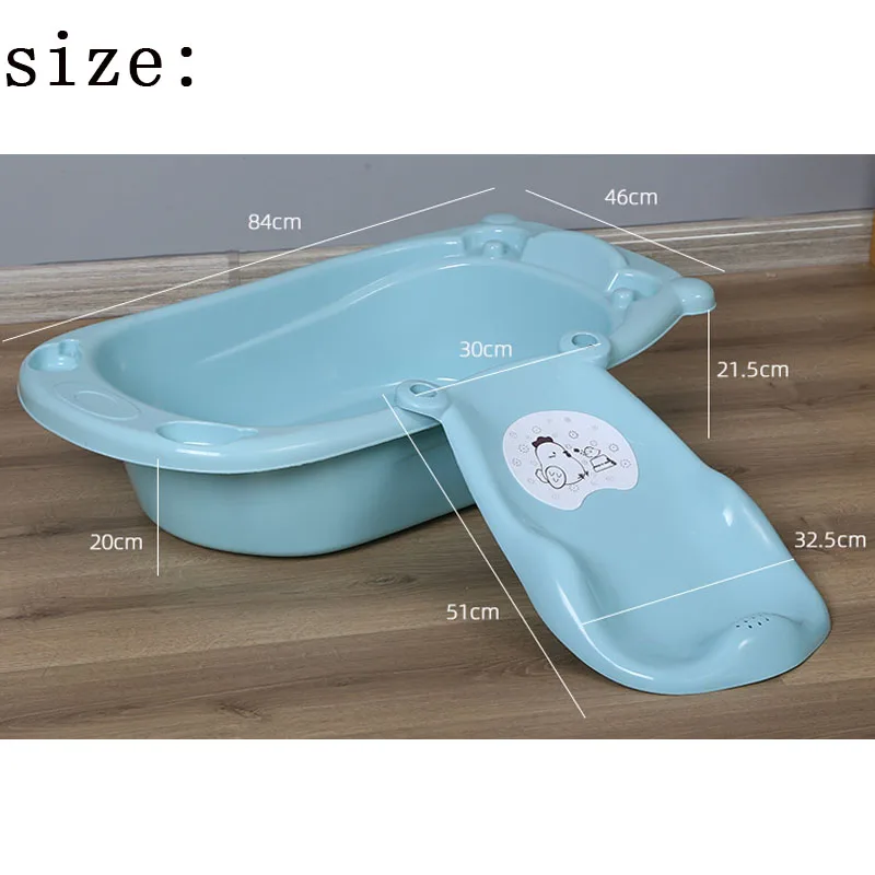 
High quality new design plastic baby bathtub with bath chair shampoo seat baby kids bath tub with drain 