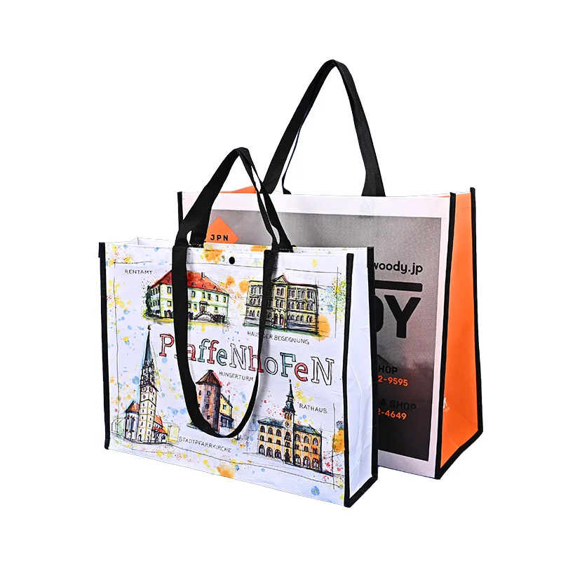 Custom Large capacity Leakproof Sublimation Tote Reusable, Recycled 6 Bottle Leather Non Woven Wholesale Wine Bags bsci/